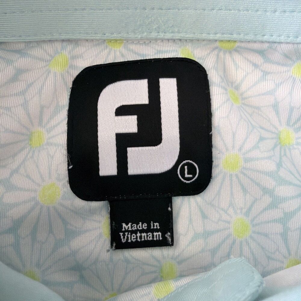 FootJoy Polo Lg Golf Daisy Performance Active Stretch FJ Riviera CC Coral Gables - Picture 4 of 7